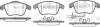 Колодки тормозные диск. перед. (Remsa) Audi A4 1.8 07-15,Audi A4 2.0 07-15,Audi A4 2.7 07-15 WOKING P13193.11 (фото 1)