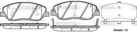 Гальмівні колодки WOKING P13263.02