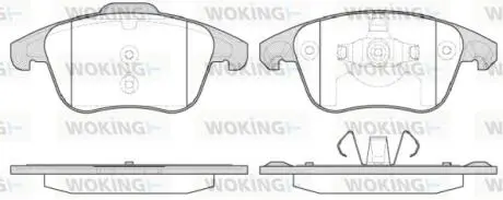 Колодки гальмівні WOKING P13493.30