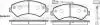 Колодки гальмівний диск. перед. (Remsa) Citroen Jumper 2.2 06-,Citroen Jumper 3.0 06- WOKING P13753.01 (фото 1)