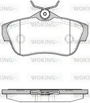 Гальмівні колодки WOKING P13993.00