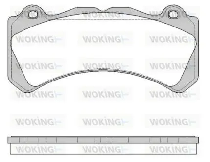 Колодки тормозные WOKING P14023.10