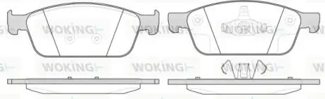 Гальмівні колодки WOKING P14103.10