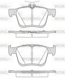 Гальмівні колодки WOKING P14163.00