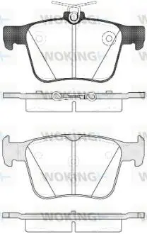 Колодки гальмівний диск. задн. (Remsa) Audi A3 2.0 12-,Audi A3 limousine 2.0 13- WOKING P14163.10