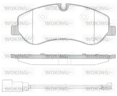 Колодки тормозные WOKING P14203.02
