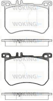 Колодки гальмівні WOKING P14333.00