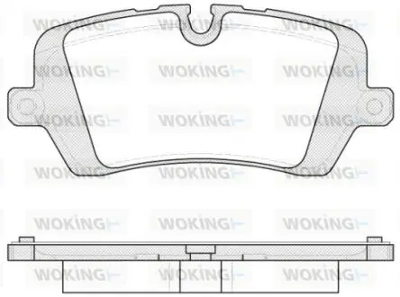 Колодки тормозные диск. задн. (Remsa) Land Rover Discovery V 16>, Range Rover IV 13>, Range Rover Sport II 13>19 WOKING P14413.00