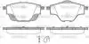 Колодки тормозные диск. задн. (Remsa) Citroen C4 grand picasso ii 1.6 13-,Citroen C4 grand picasso ii 2.0 13- WOKING P14573.00 (фото 1)