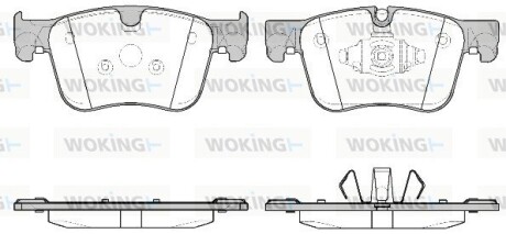 Тормозные колодки WOKING P1460310