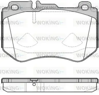 Колодки гальмівні WOKING P14913.00