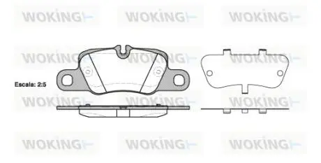 Колодки гальмівні WOKING P15013.00