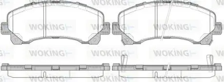 Колодки гальмівні WOKING P15073.00