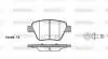 Колодки гальмівний диск. задн. (Remsa) Audi A1 2.0 10-,Audi A1 sportback 2.0 11- WOKING P15203.00 (фото 1)