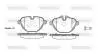 Колодки гальмівний диск. задн. (Remsa) Bmw 5 2.0 03-10,Bmw 5 2.0 09-,Bmw 5 2.5 03-10 WOKING P15213.00 (фото 1)