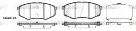 Гальмівні колодки WOKING P15263.02