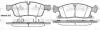 Колодки тормозные диск. перед. (Remsa) Jeep Grand cherokee iii 5.7 05-10,Jeep Grand cherokee iv 3.0 10- WOKING P15303.02 (фото 1)