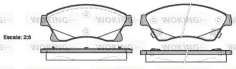 Гальмівні колодки WOKING P15313.12