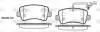 Колодки тормозные диск. задн. (Remsa) Nissan Nv400 2.3 11-,Opel Movano b 2.3 10- WOKING P15393.01 (фото 1)