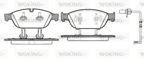 Колодки гальмівні WOKING P15413.12