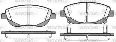 Колодки гальмівні WOKING P15483.02