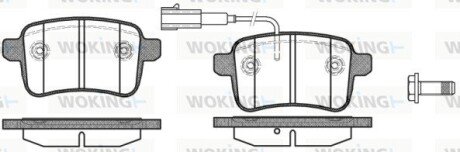 Колодки гальмівні WOKING P15503.02