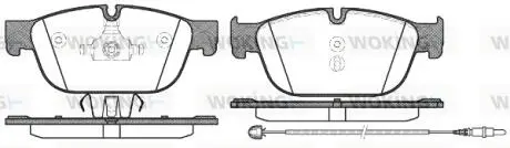Гальмівні колодки WOKING P1551301