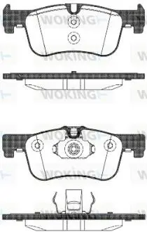 Колодки гальмівні WOKING P15783.10
