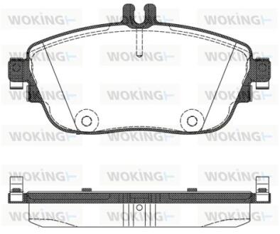 Колодки гальмівні WOKING P15853.08