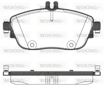 Колодки гальмівні WOKING P15853.08