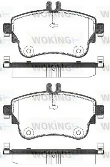 Колодки гальмівні WOKING P15873.08
