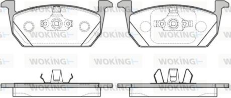 Колодки гальмівні WOKING P16103.00