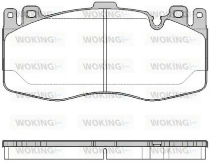 Колодки гальмівні WOKING P16423.00