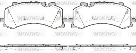 Колодки гальмівні WOKING P16443.00