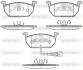 Колодки гальмівний диск. перед. (Remsa) Seat Leon 1.2 12-,Seat Leon 1.6 12-,Seat Leon sc 1.2 13- WOKING P17013.01 (фото 1)