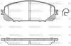 Колодки тормозные дисковые Jeep Cherokee 13&gt; / перед (P17133.00) WOKING P1713300 (фото 1)