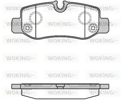 Гальмівні колодки WOKING P17243.00