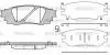 Колодки гальмівний диск. задн. (Remsa) Lexus Rx (agl2_, ggl2_) 3.5 15- WOKING P17363.10 (фото 1)