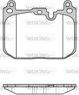 Колодки гальмівні WOKING P17803.00
