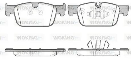 Колодки гальмівні WOKING P17923.10