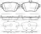 Колодки гальмівний диск. задн. (Remsa) Mercedes-benz E-class (w213) 2.0 16- WOKING P17993.00 (фото 1)