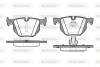 Колодки гальмівний диск. задн. (Remsa) Bmw 3 2.0 05-11,Bmw 3 2.5 05-11,Bmw 3 3.0 05-11 WOKING P2813.60 (фото 1)