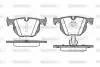 Колодки гальмівний диск. задн. (Remsa) Bmw 3 2.0 05-11,Bmw 3 2.5 05-11,Bmw 3 3.0 05-11 WOKING P2813.60 (фото 1)