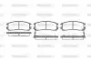 Гальмівні колодки задн. Galant/Pajero 87-12 (107.8*41.1*15.5) WOKING P3913.02 (фото 1)