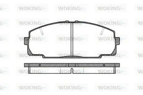 Колодки гальмівні WOKING P5213.20