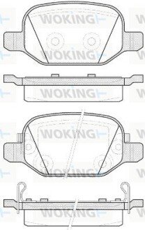 Колодки гальмівні WOKING P6273.52