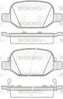 Колодки гальмівні WOKING P6273.52