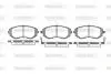 Тормозные колодки перед. Subaru Impreza 02-/Forester 02- (akebono) WOKING P8513.02 (фото 1)