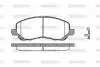 Колодки тормозные диск. перед. (Remsa) Citroen C4 aircross 2.0 10-,Dodge Caliber 2.0 06- WOKING P9043.12 (фото 1)