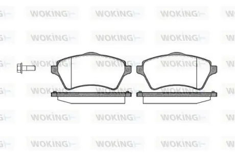 Колодки гальмівні WOKING P9223.00